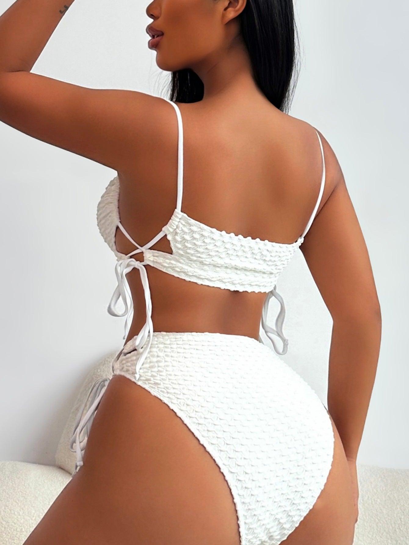 Creamy-white Sexy Swimsuit Women