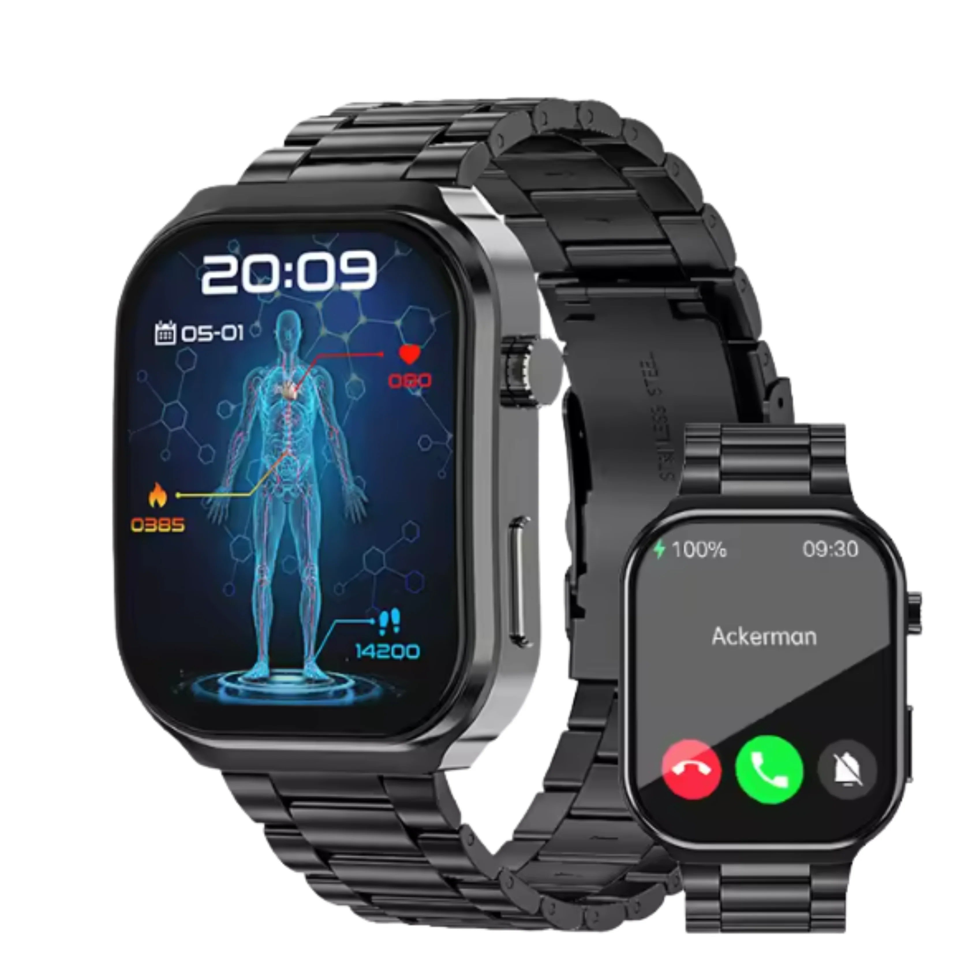 Smart Watch Bluetooth Calling Heart Rate Voice Assistant Step Counting Sports Watch