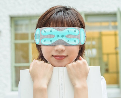 Smart Eye Massager, Airbag, Vibration, Hot Squeeze, Bluetooth, Promote Blood Circulation, Relieve Eye Fatigue, Massage, Relax
