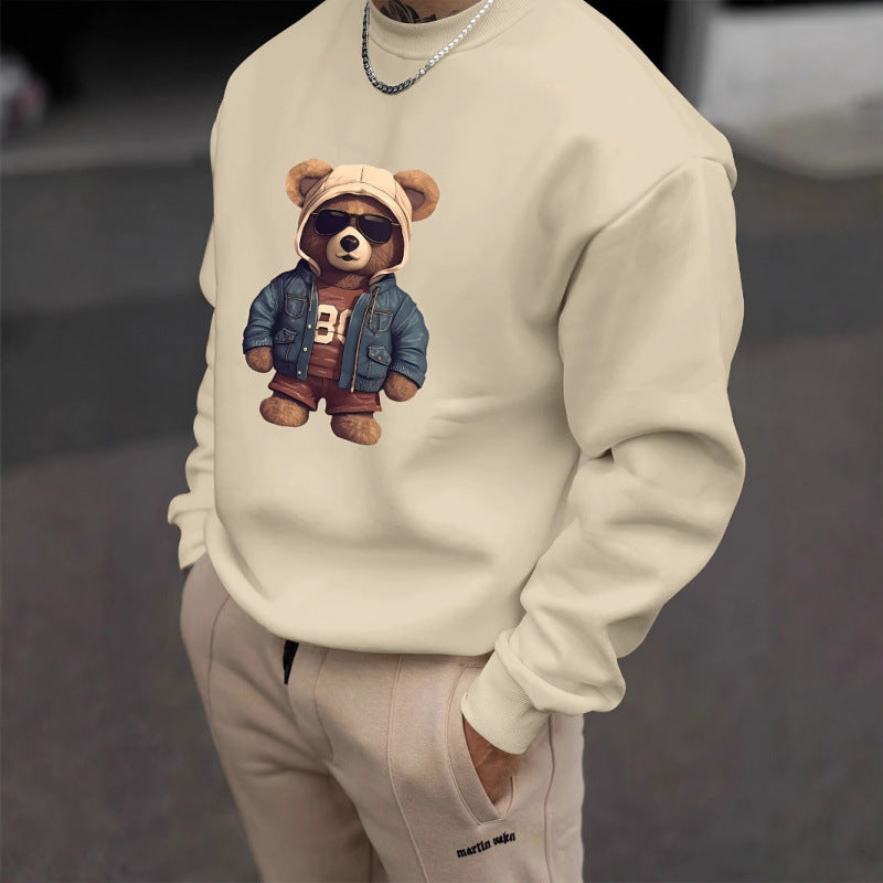 Fashionable 3D Digital Print Hoodless Sweatshirt For Teenagers Unisex