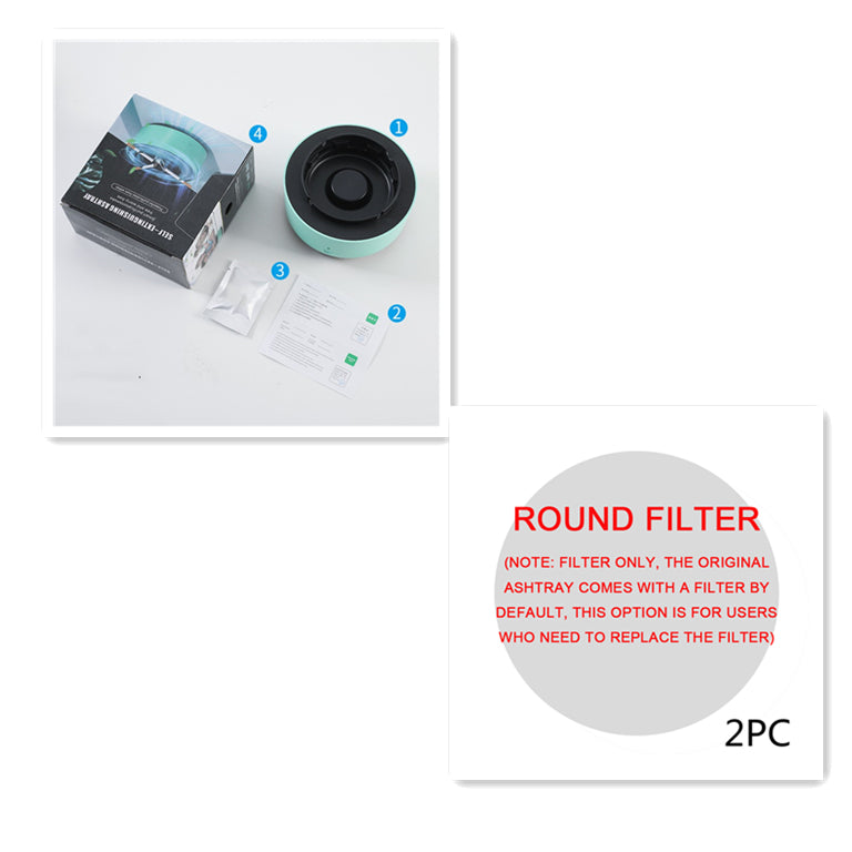 Smoke Removal Air Purification Ashtray Anion Purification Practical Automatic Purifier Ashtray