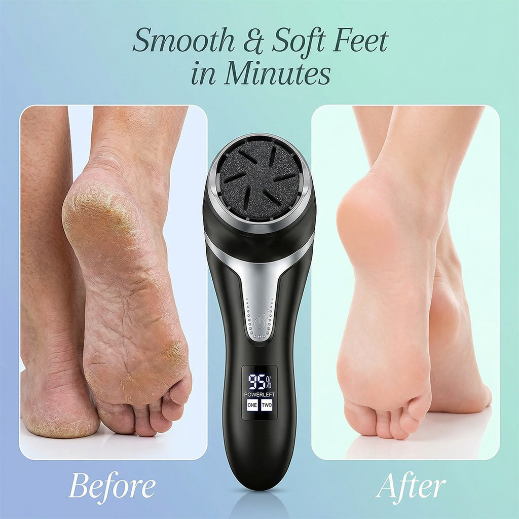 Electric Foot File Waterproof Hard Skin Remover Feet Pedicure Set Rechargeable