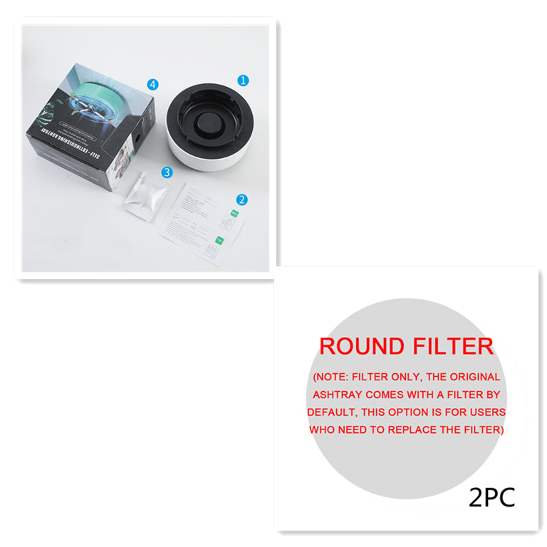 Smoke Removal Air Purification Ashtray Anion Purification Practical Automatic Purifier Ashtray