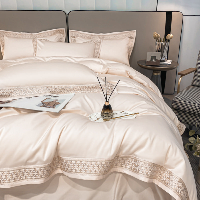 100 Cotton Bedding Set Including Sheets Duvet Covers And Fitted Sheets