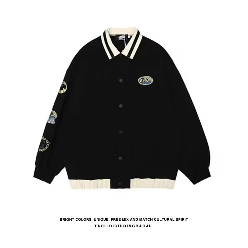 Street Couple Patchwork Jacket Women