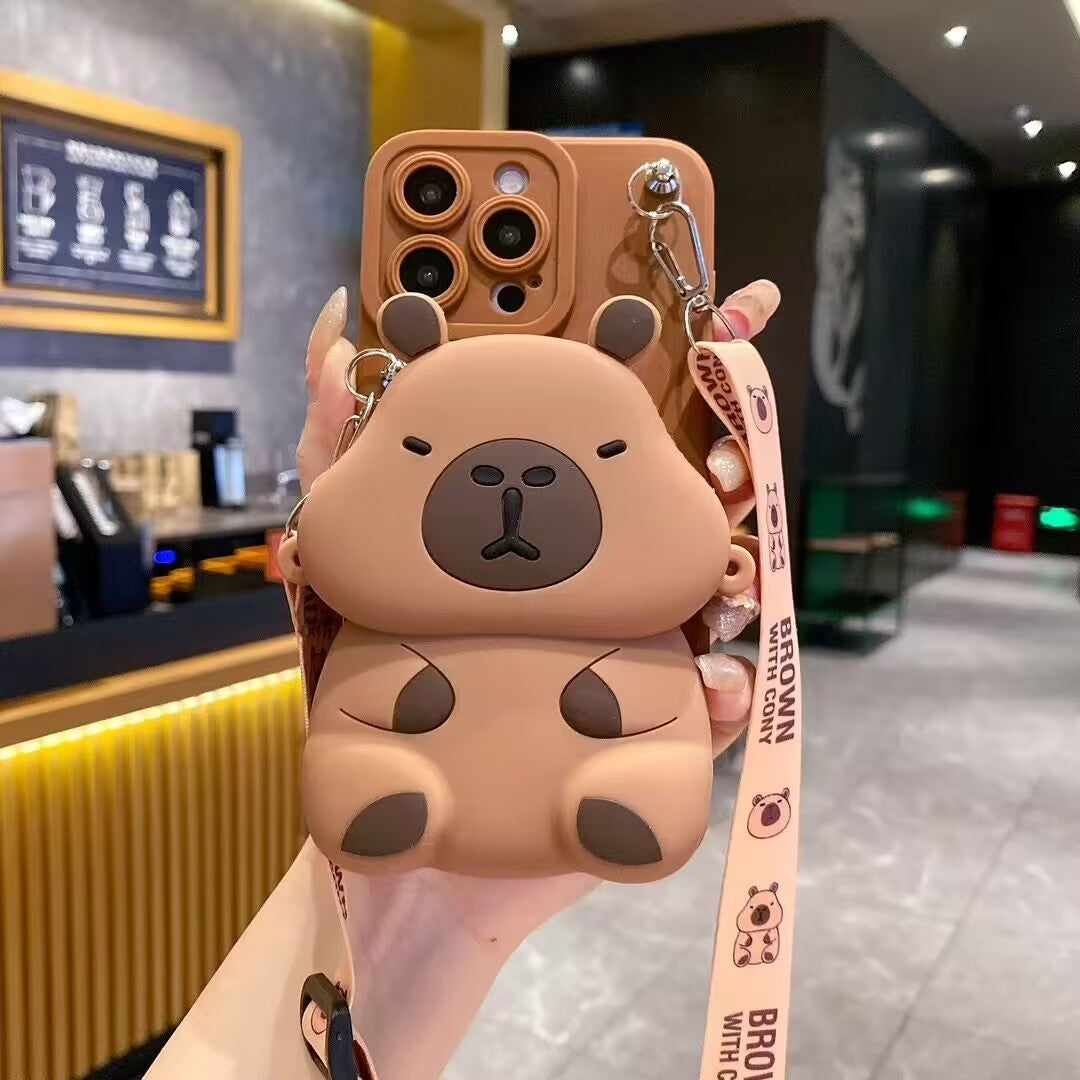 Fashion Personalized Capabala Coin Purse Phone Case