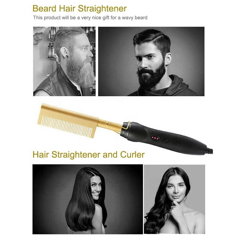 Press Comb Hot Comb Professional Hair Hot Comb Straightener Electric Hot Comb