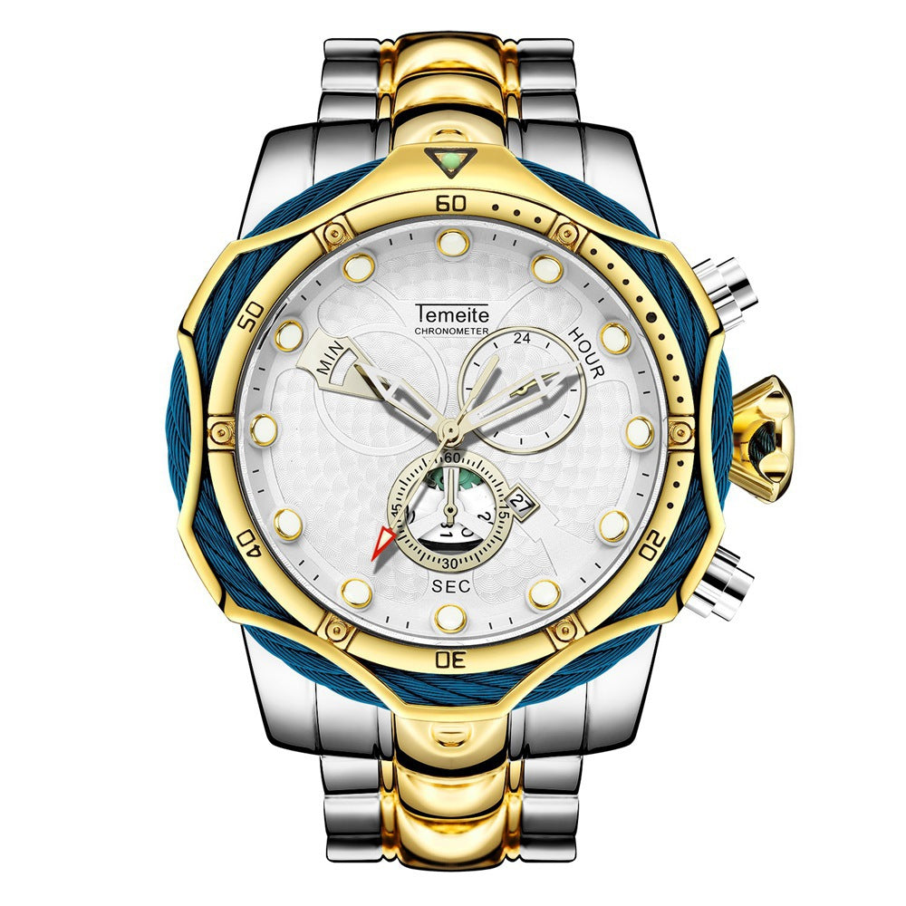 Men's Hot Watch Steel Band Quartz