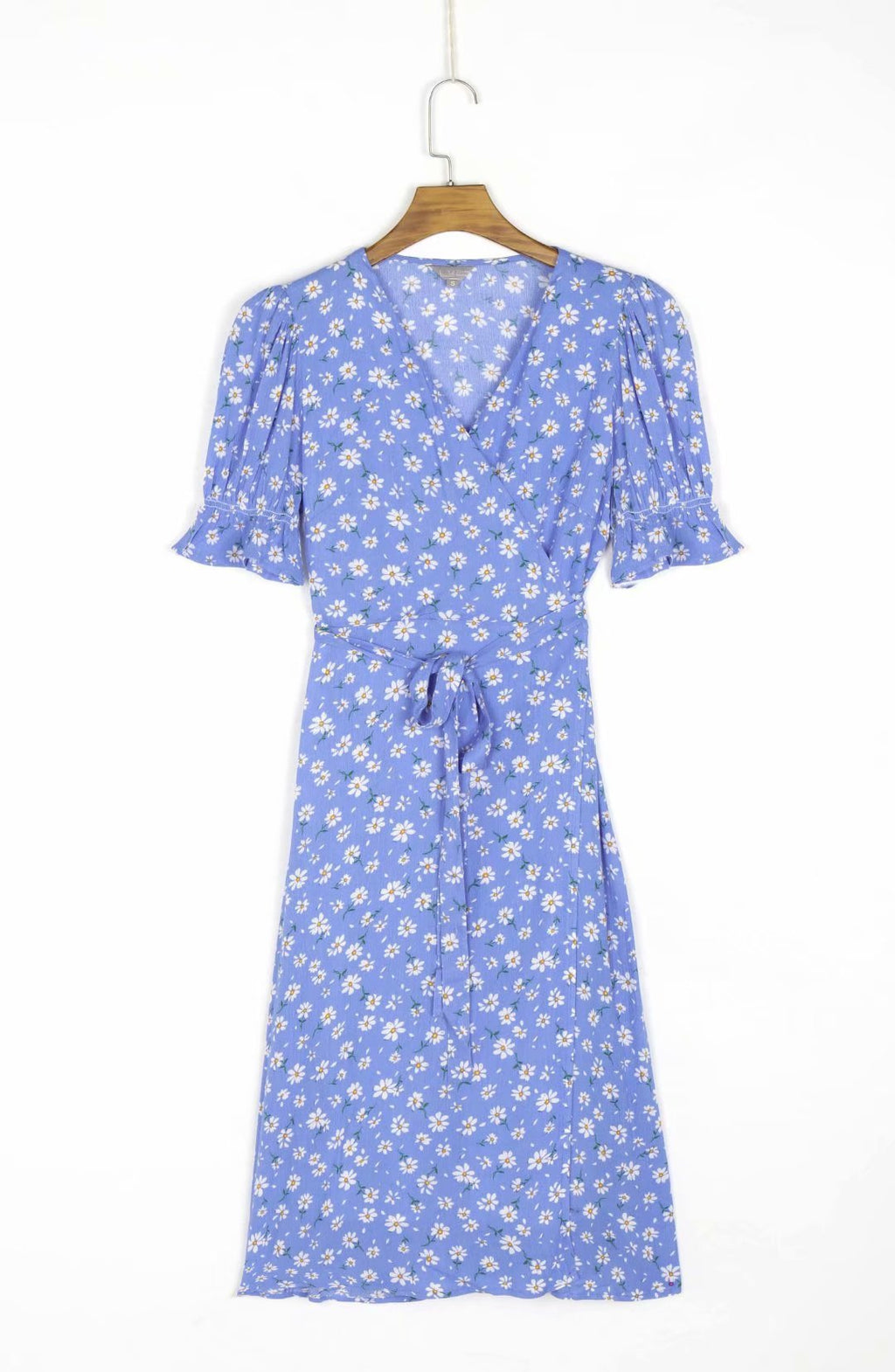 Fashion New Products V-neck Ladies Chiffon Dress