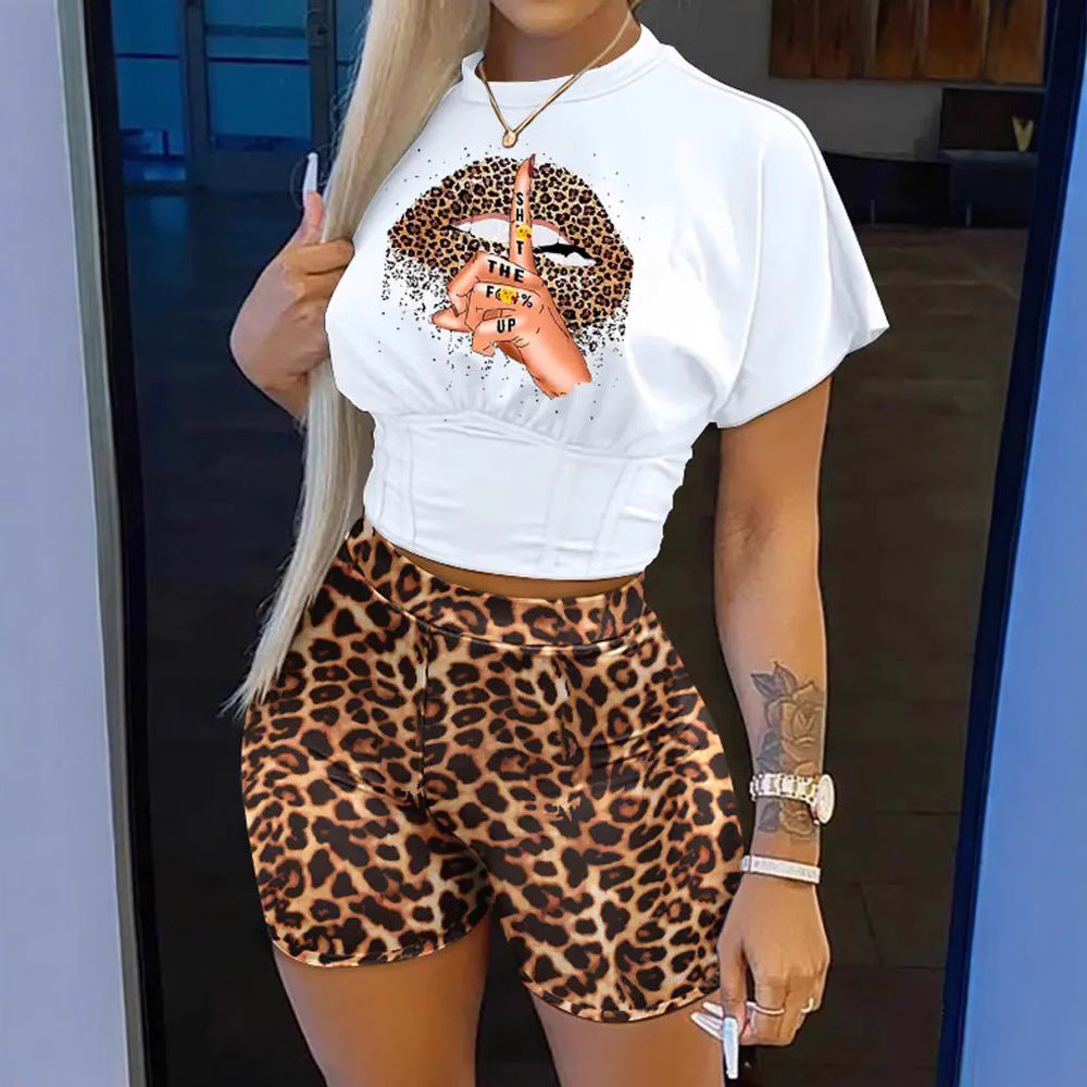 Fashion Printing Suit Women