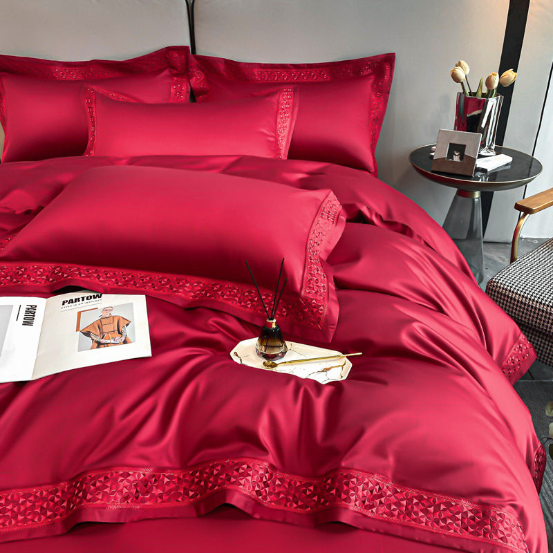 100 Cotton Bedding Set Including Sheets Duvet Covers And Fitted Sheets