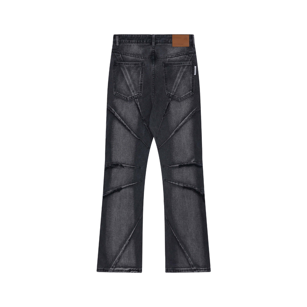 Old Pleated Cat Beard Slightly Flared Cow Fashion Brand Loose-fitting Wide-leg Trousers