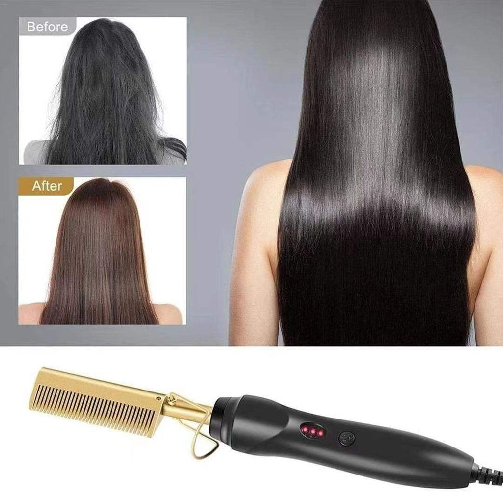 Press Comb Hot Comb Professional Hair Hot Comb Straightener Electric Hot Comb