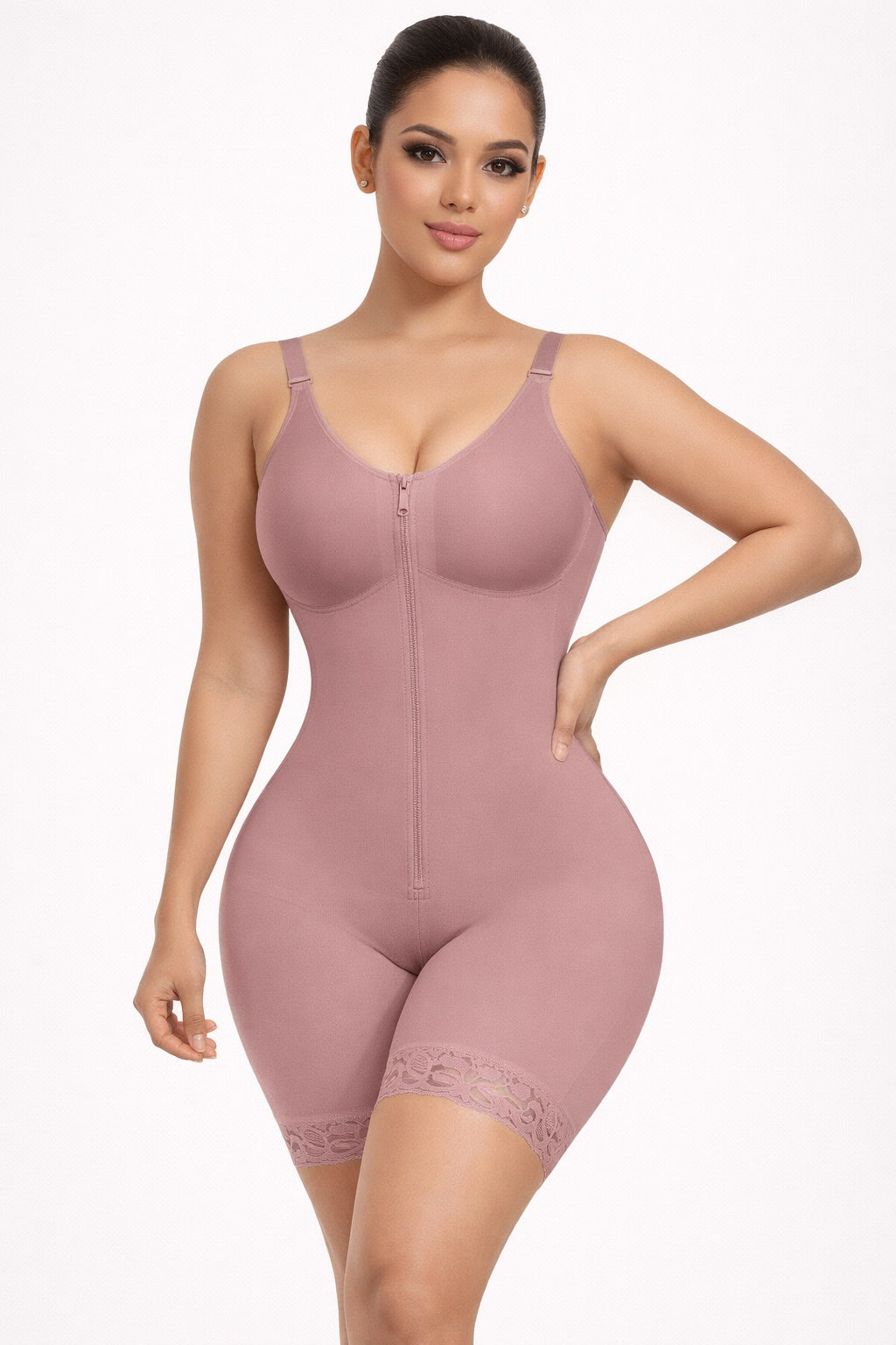 Fajas Colombianas Moldeadoras Postpartum Shapewear For Women Tummy Control Butt Lifter Body Shaper With Zipper Crotch