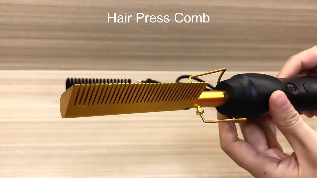 Press Comb Hot Comb Professional Hair Hot Comb Straightener Electric Hot Comb