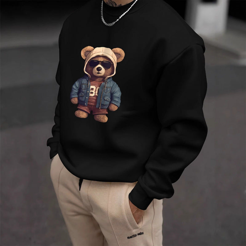 Fashionable 3D Digital Print Hoodless Sweatshirt For Teenagers Unisex