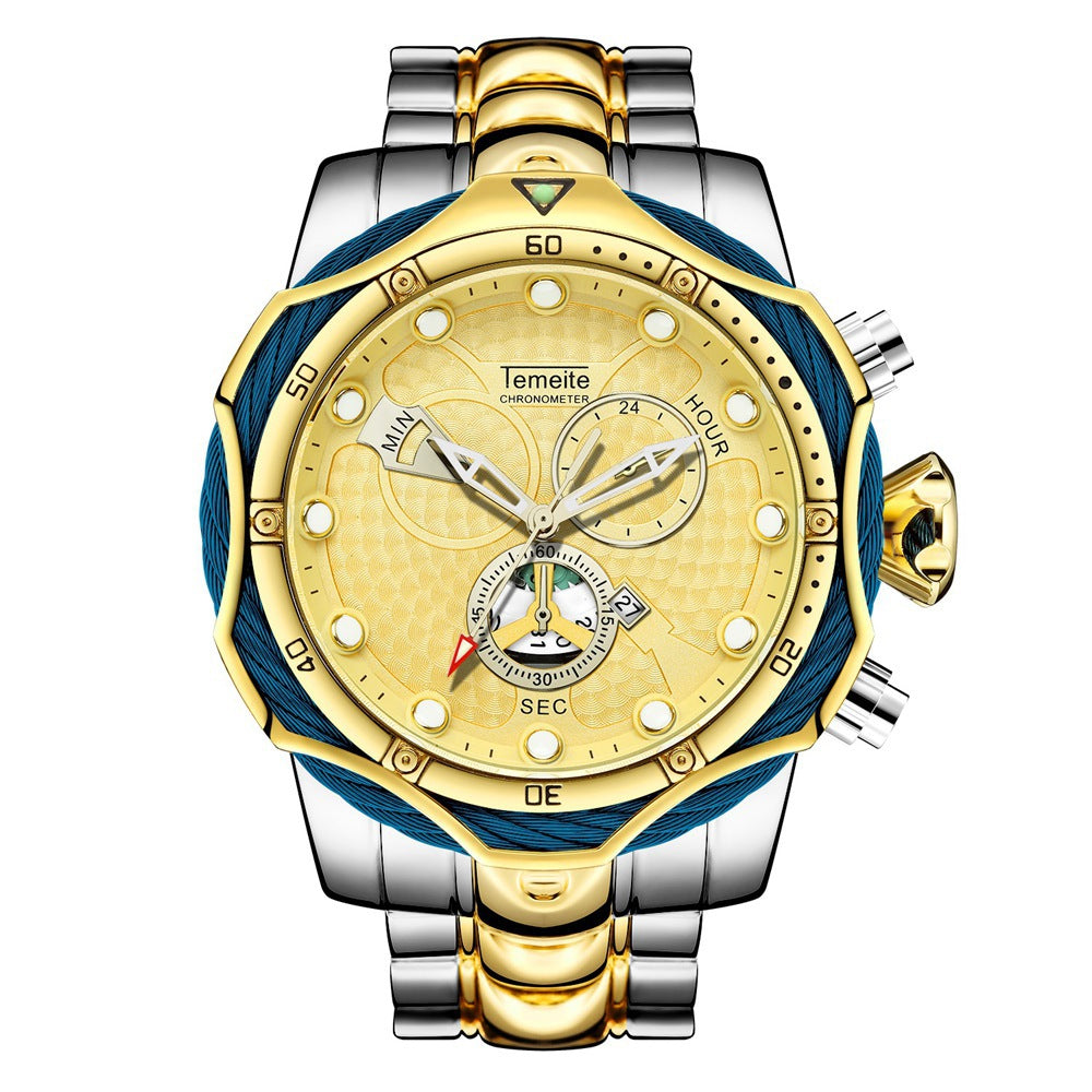 Men's Hot Watch Steel Band Quartz