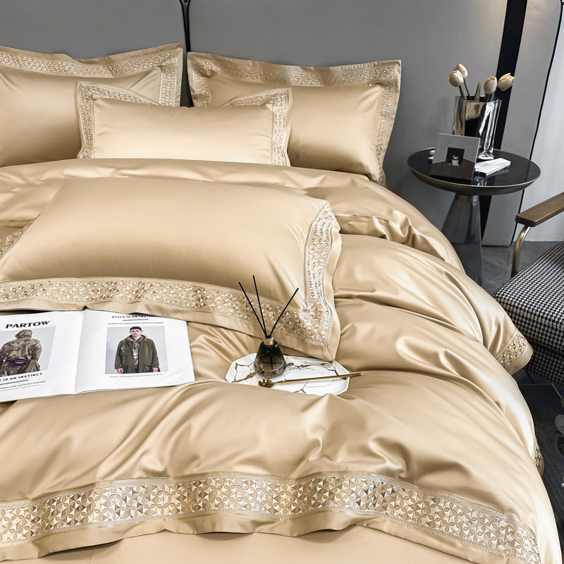 100 Cotton Bedding Set Including Sheets Duvet Covers And Fitted Sheets