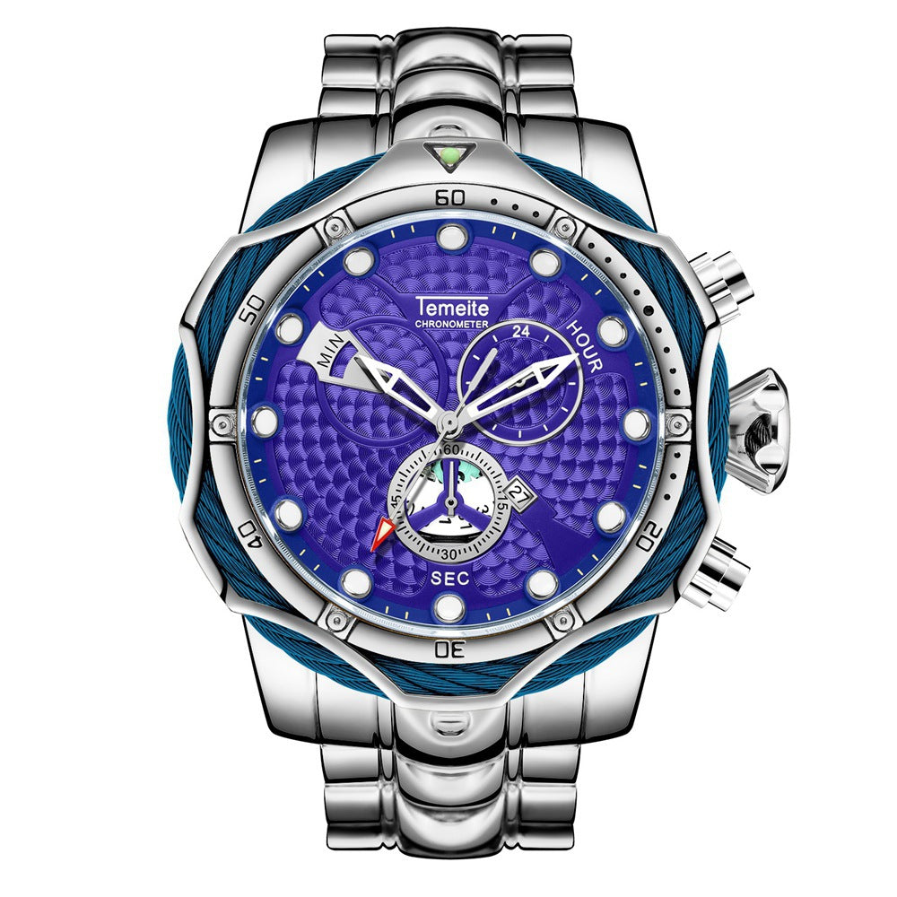 Men's Hot Watch Steel Band Quartz